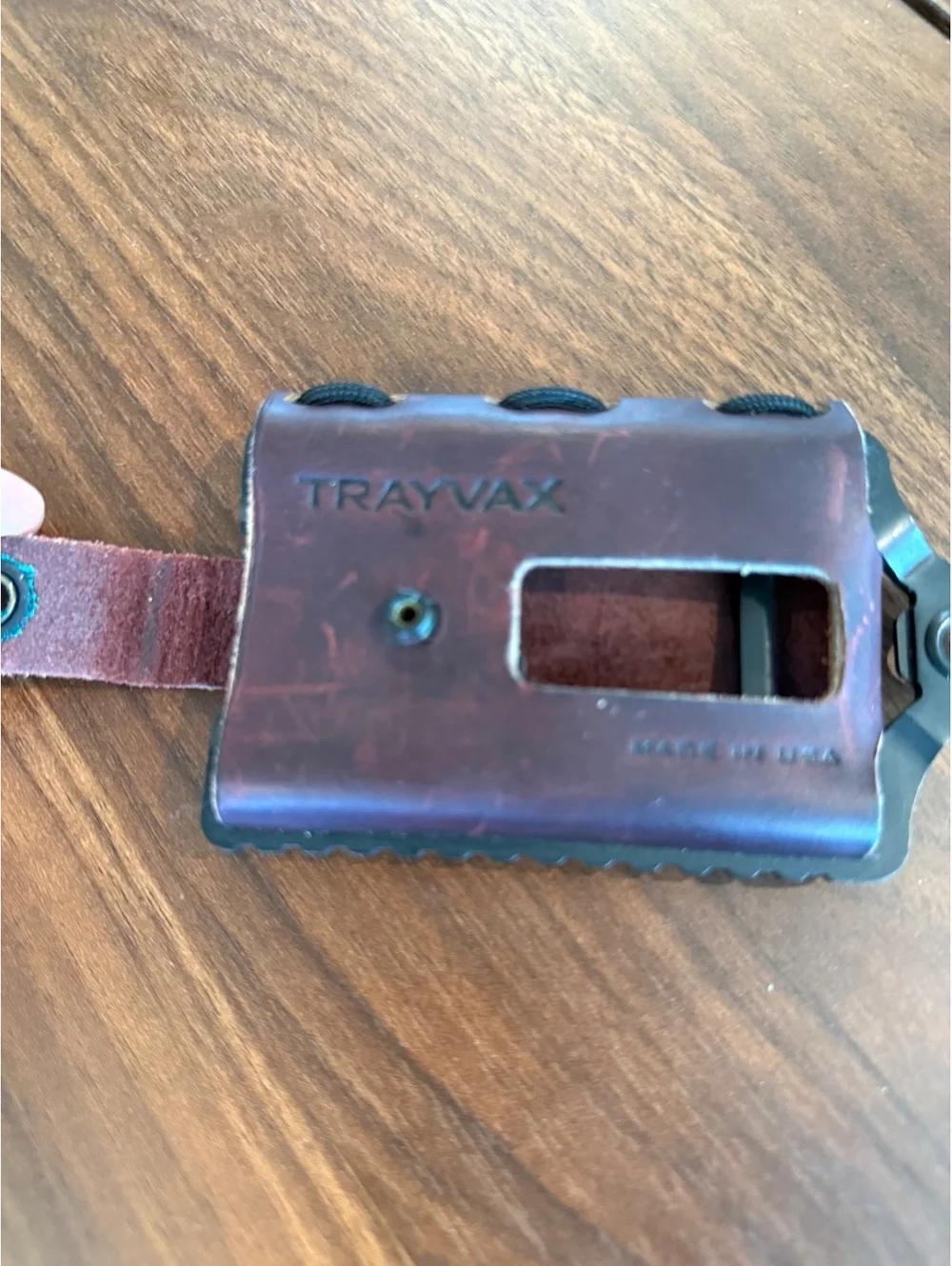 Trayvax Original Wallet Brown Leather Made in USA